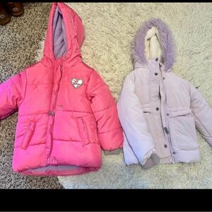 Hooded Puffer girls Jackets